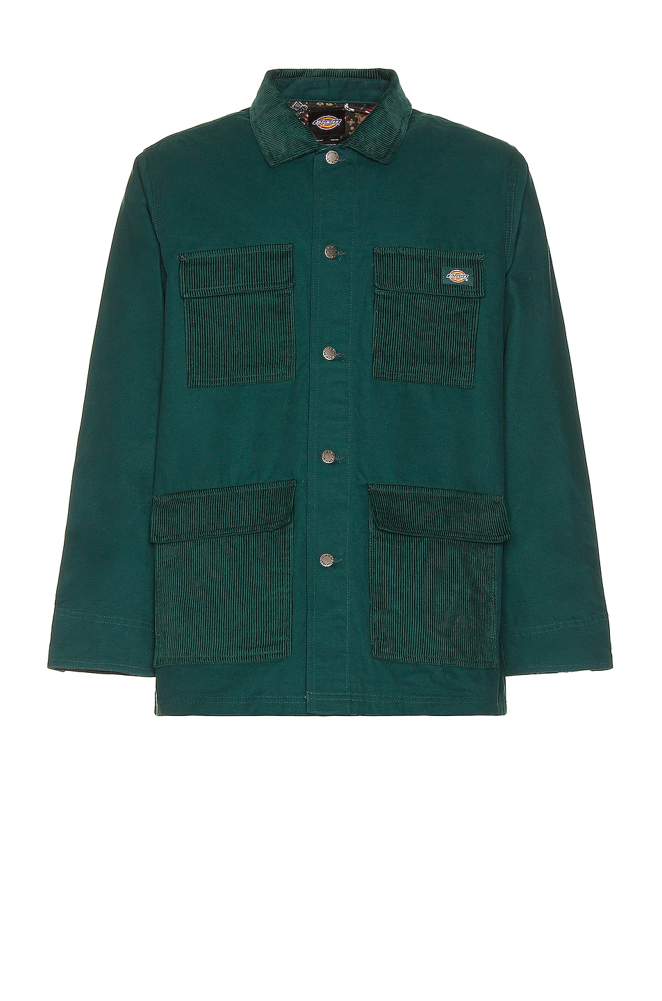 Image 1 of Dickies Reworked Chore Coat in Forest