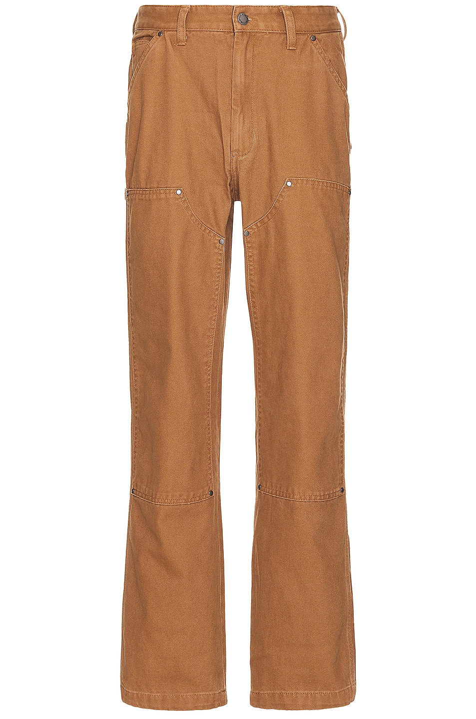 Image 1 of Dickies Double Front Duck Pants in Stonewashed Brown Duck