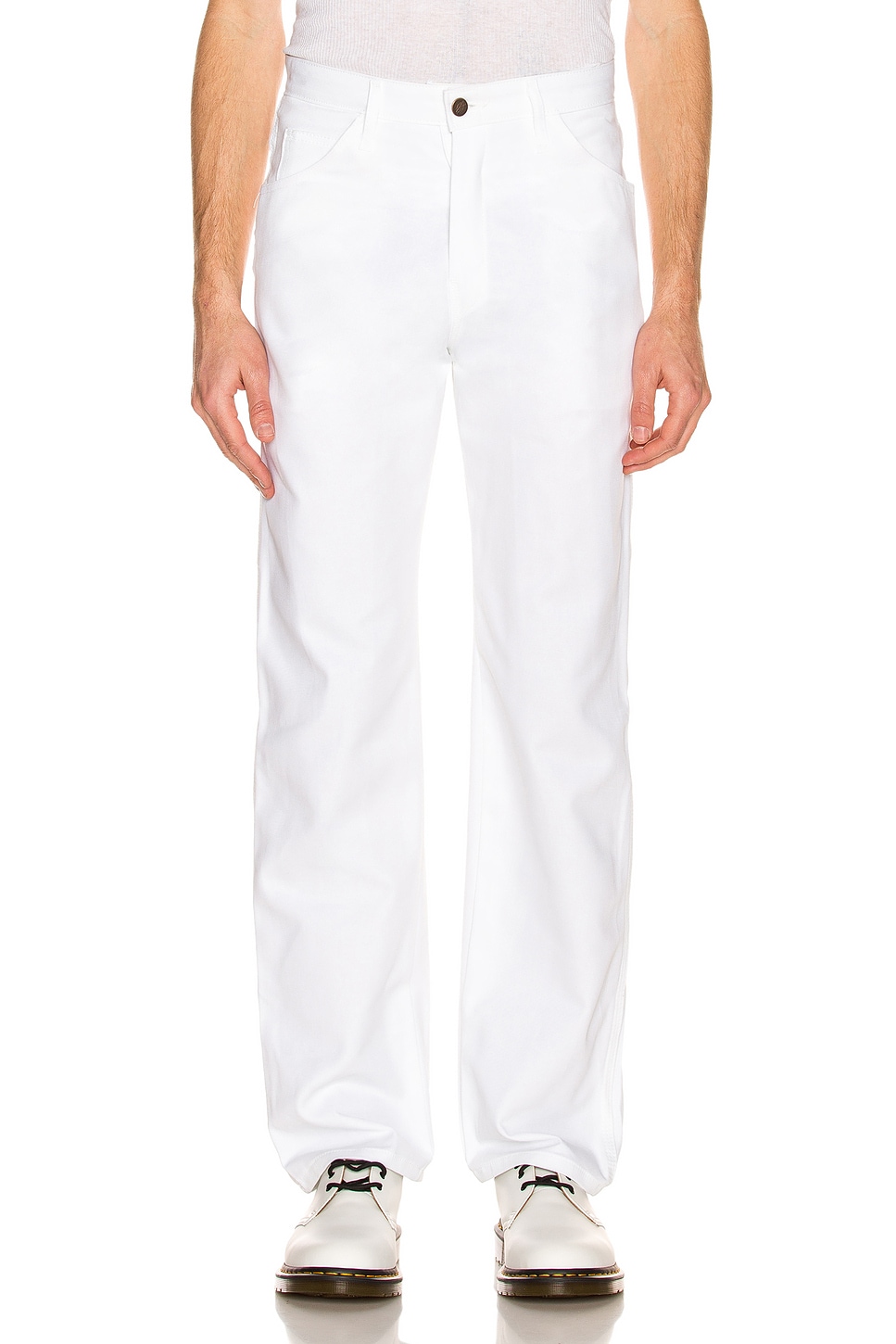 Image 1 of Dickies Standard Utility Painter Straight Leg Pant in White