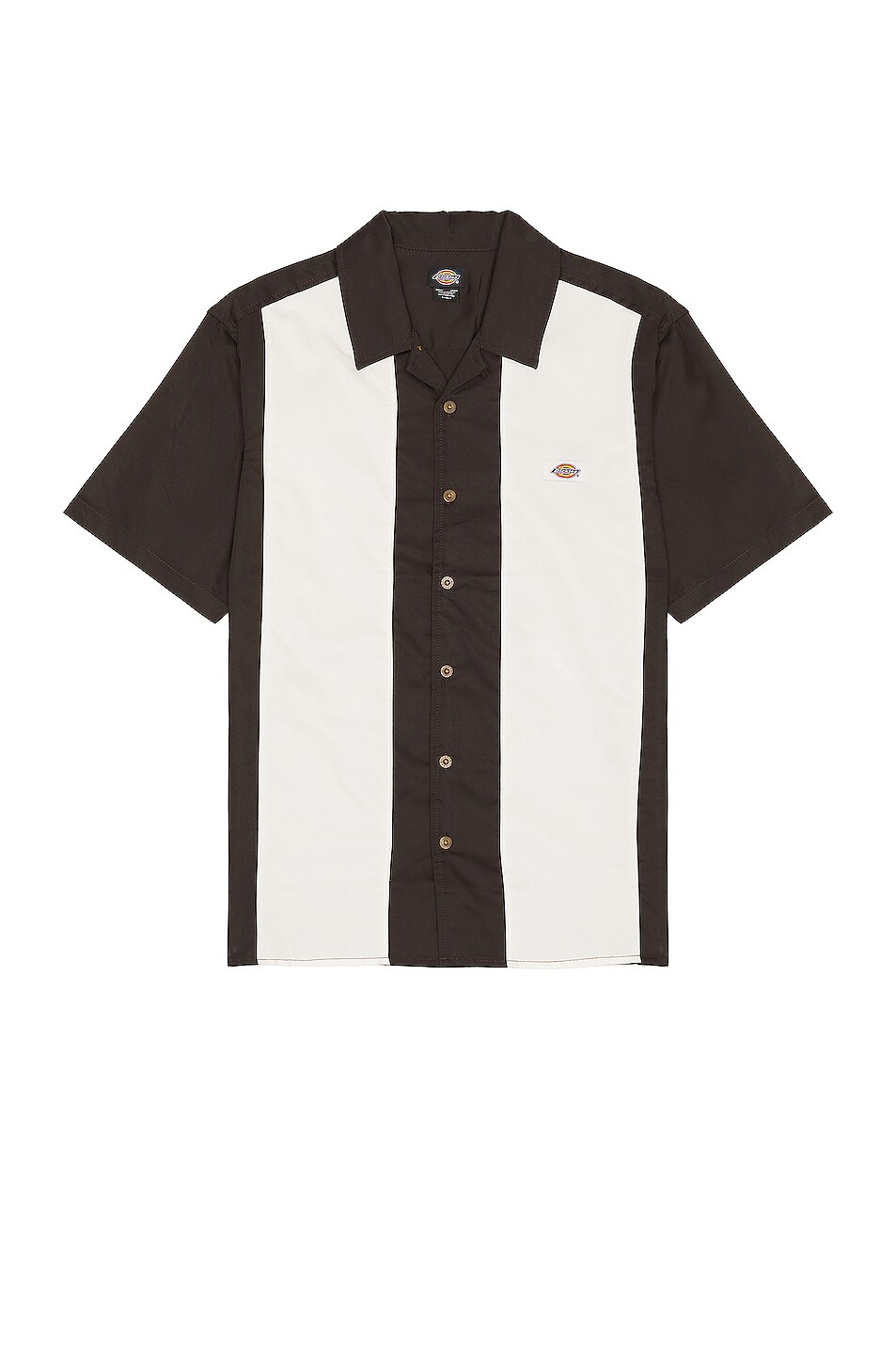 Image 1 of Dickies Westover Short Sleeve Shirt in Dark Brown