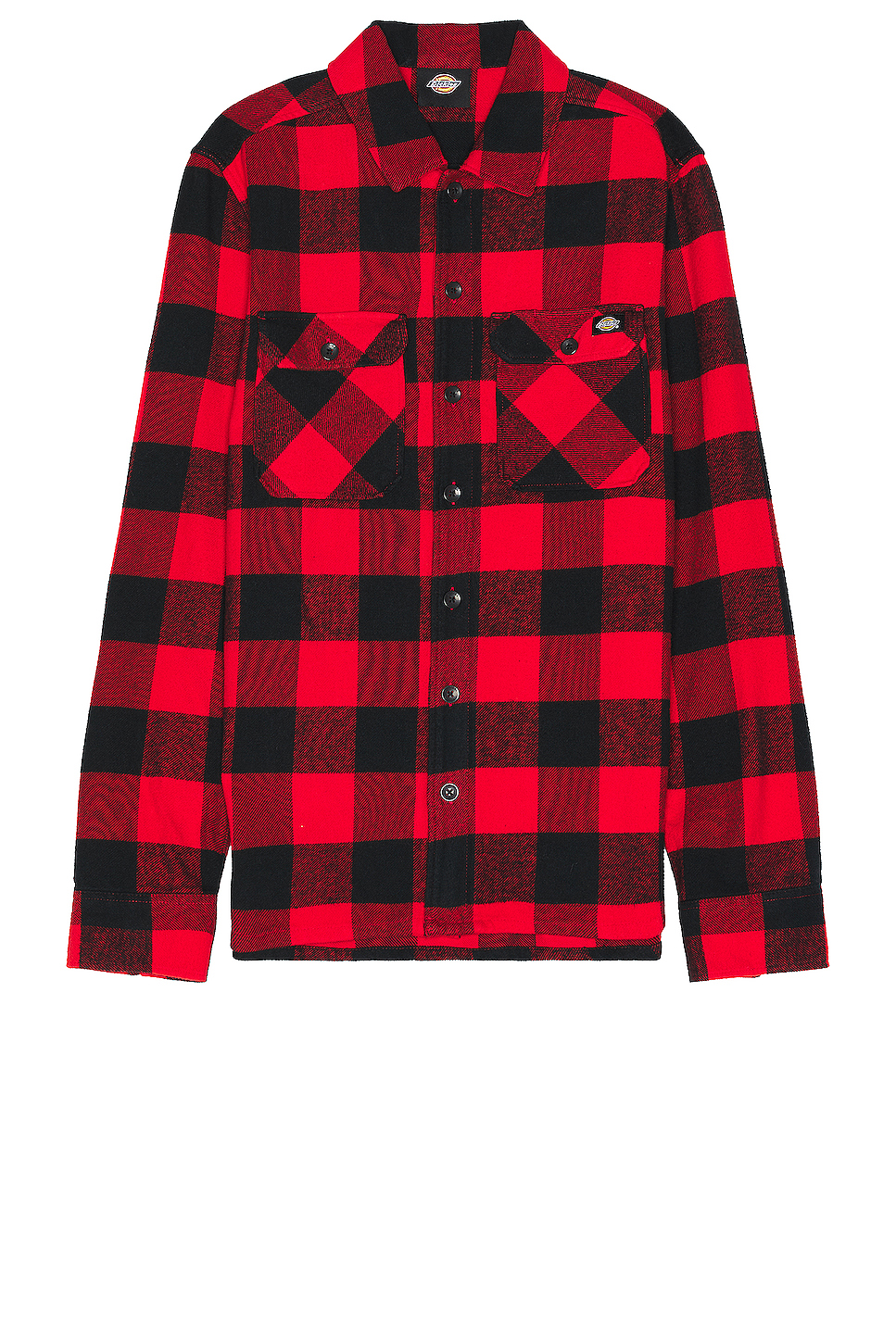 Image 1 of Dickies Sacramento Long Sleeve Shirt in Red Plaid