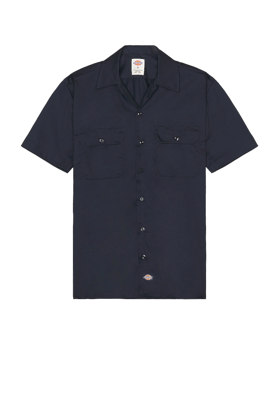 Original Twill Short Sleeve Work Shirt in Navy