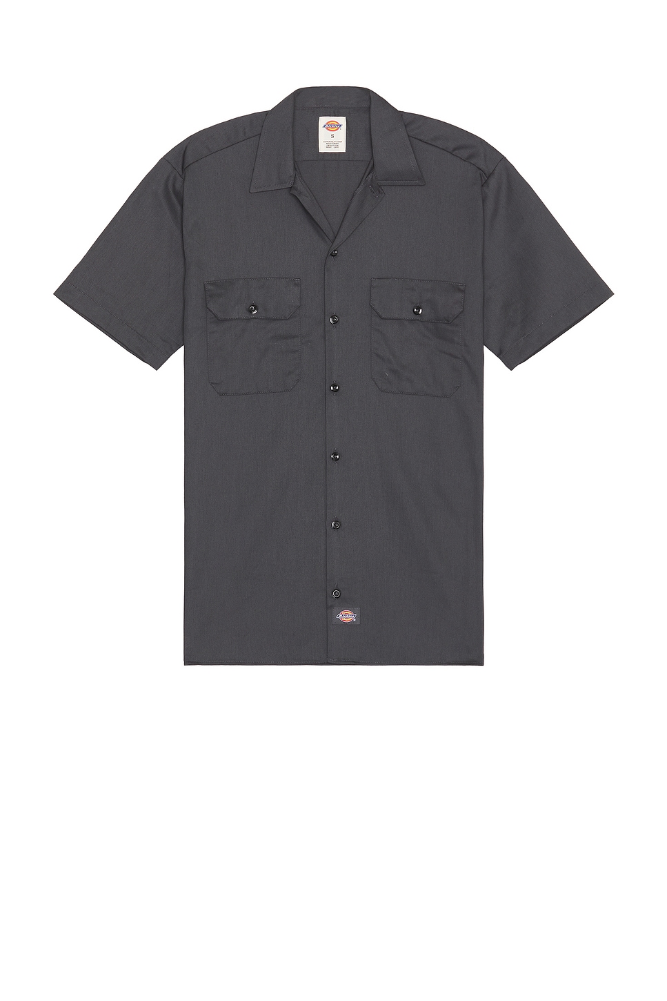 Original Twill Short Sleeve Work Shirt in Grey