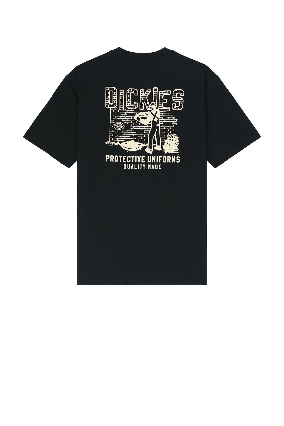 Image 1 of Dickies Bricklane Short Sleeve Tee in Black