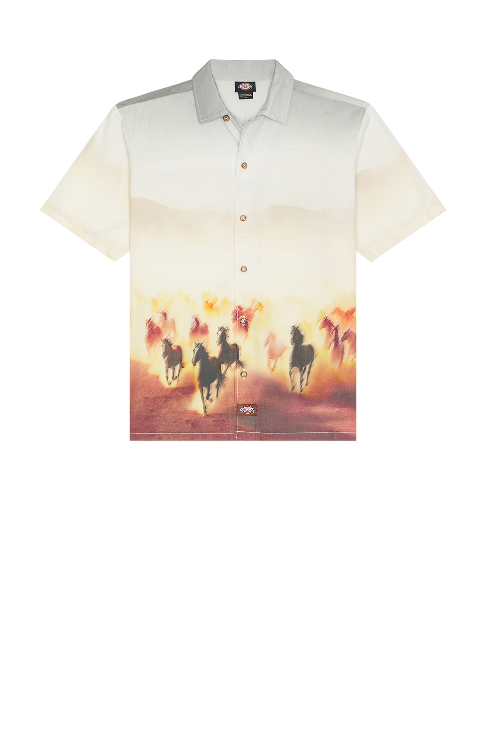 Running Wild Short Sleeve Shirt in Brown