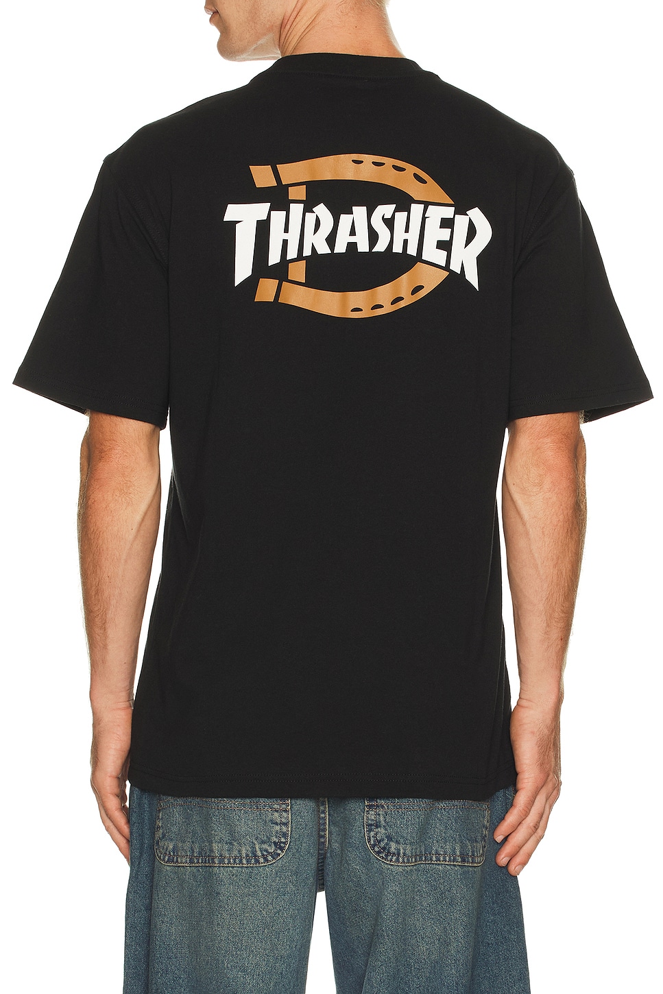 Image 1 of Dickies x Thrasher Graphic Tee in Black