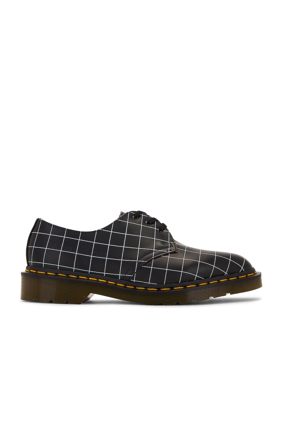 Image 1 of Dr. Martens x Undercover 1461 Check Smooth in Black