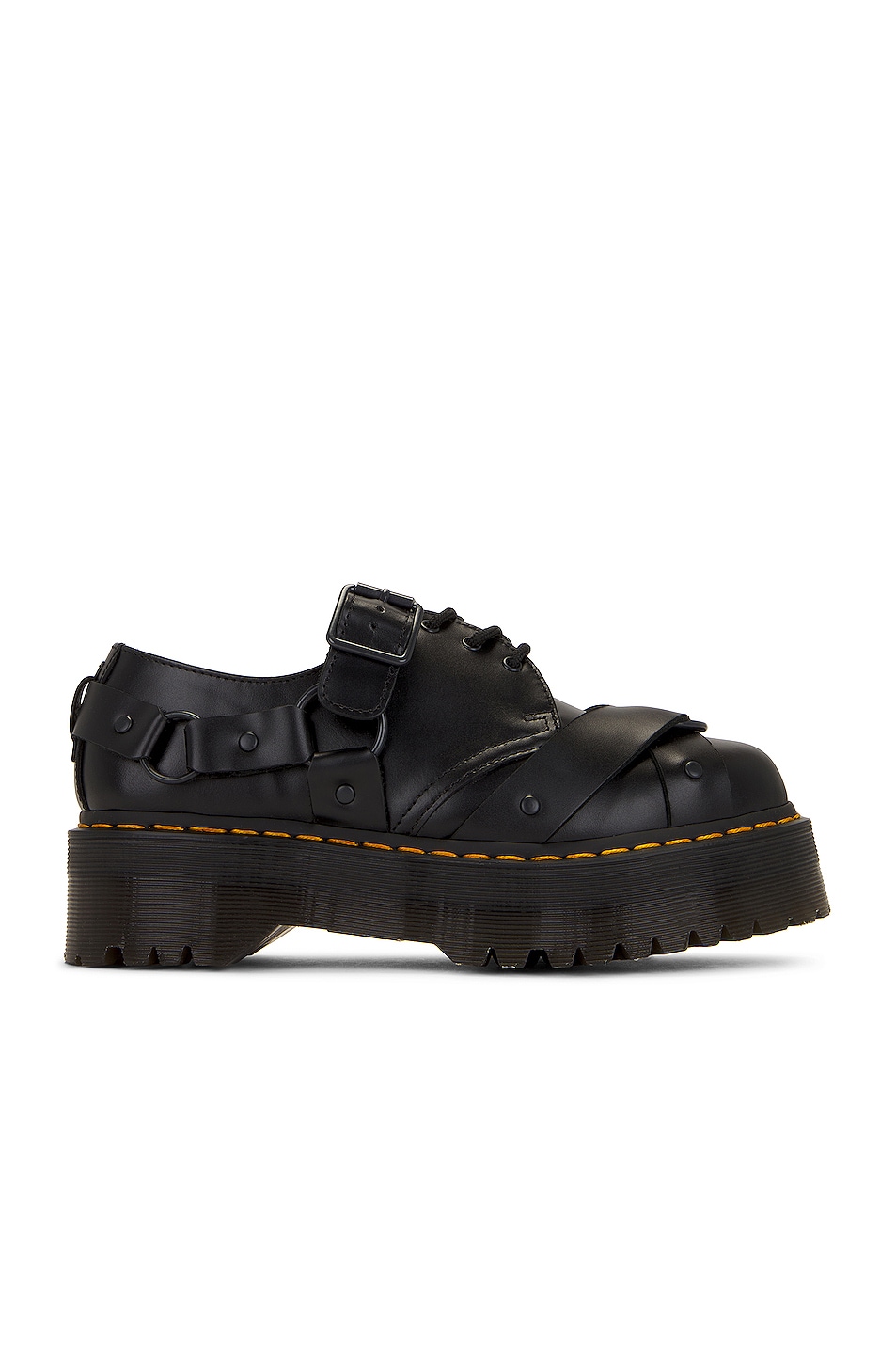 Dr. Martens 1461 Quad Harness Boot in Black | FWRD