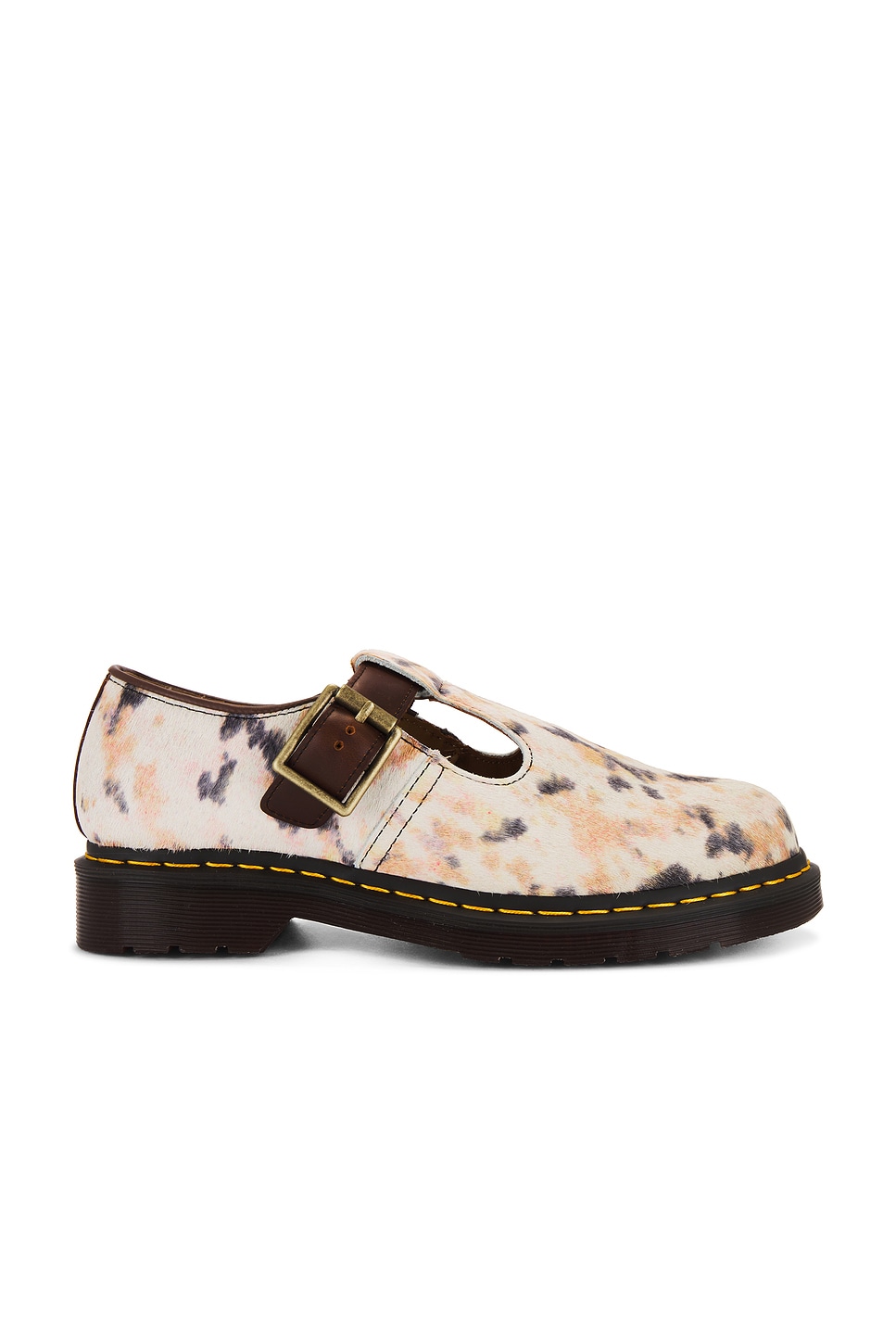 Image 1 of Dr. Martens T-bar Boot in Multi Abstract & Butterscotch