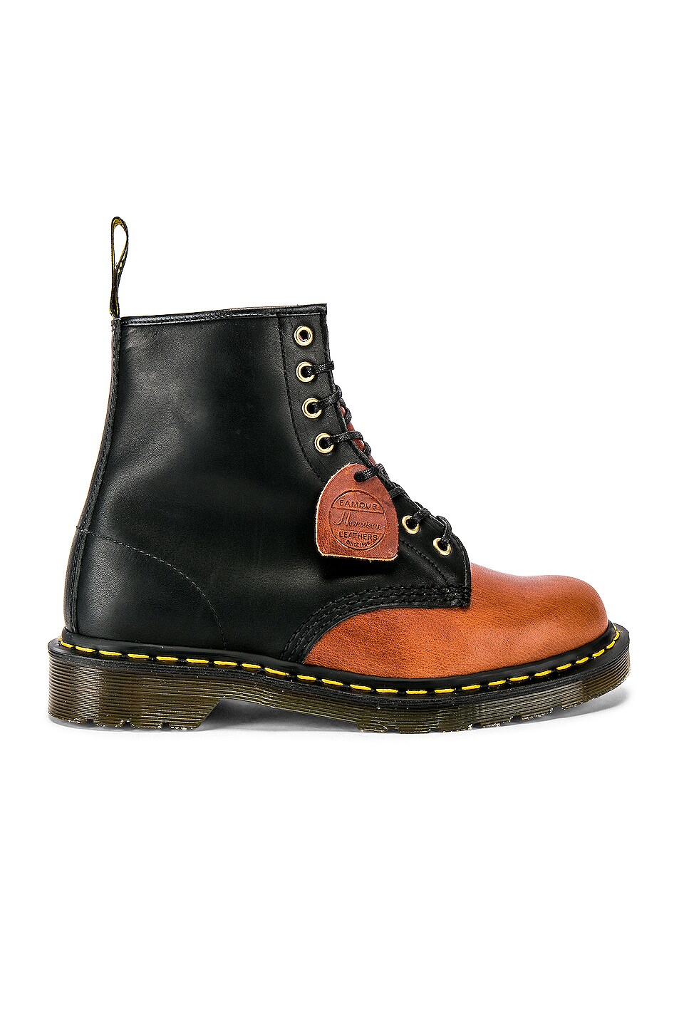 Image 1 of Dr. Martens Made in England 1460 Dublin Boots in Black & Mocha