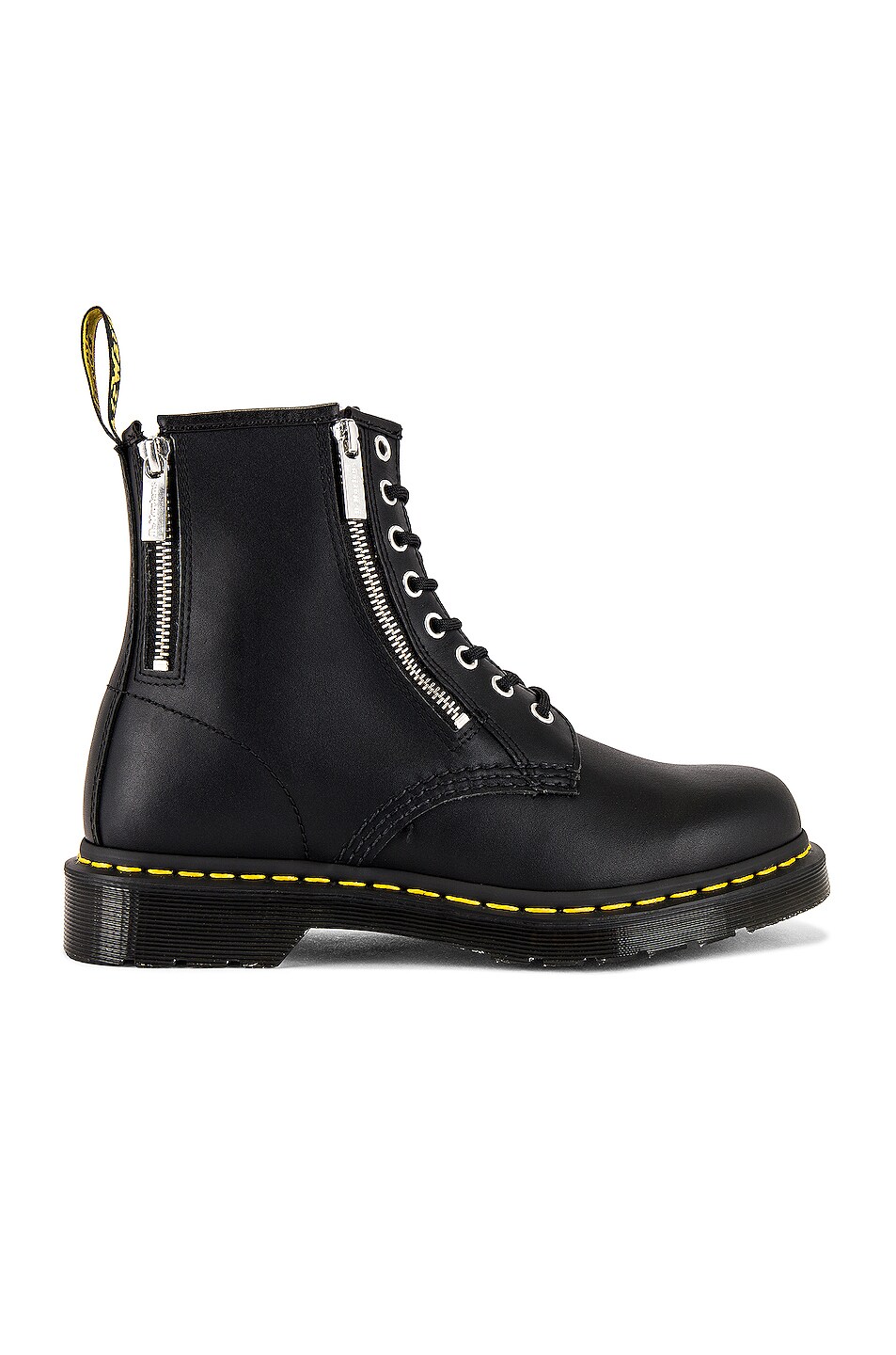 zip front doc martens