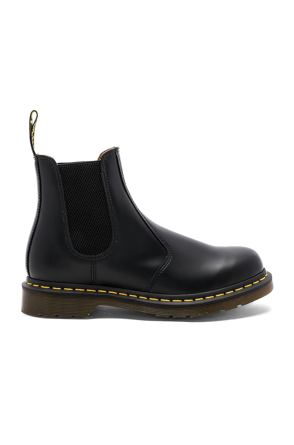Image 1 of Dr. Martens 2976 Yellow Stitch Boot in Black