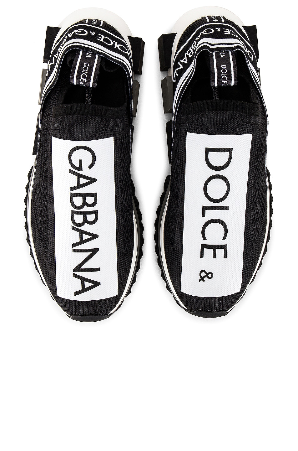 Image 1 of Dolce & Gabbana Low Top Sneaker in Black & White