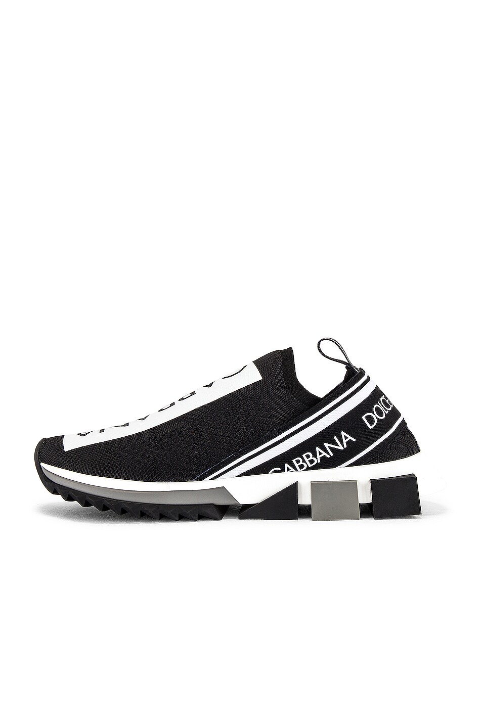 Dolce & Gabbana Low Top Sneaker in Black & White | FWRD
