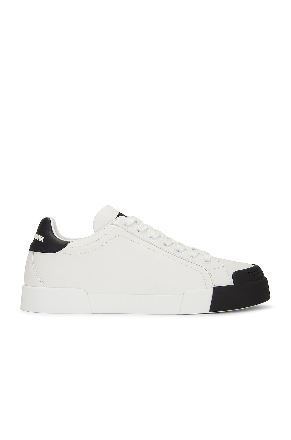 Image 1 of Dolce & Gabbana Portofino Light Sneakers in Bianco & Nero