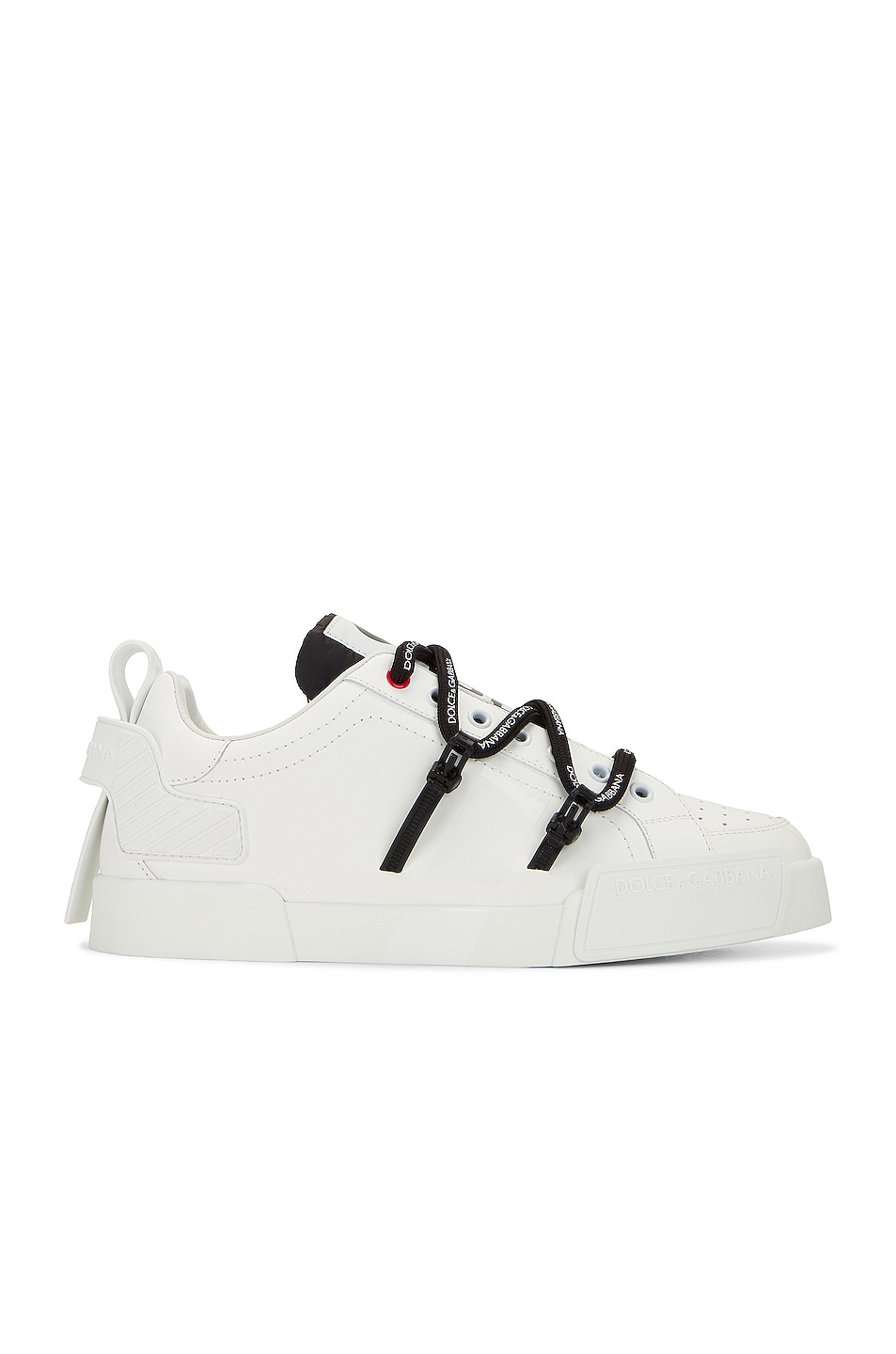 Image 1 of Dolce & Gabbana Sneaker Pelle in Bianco & Nero