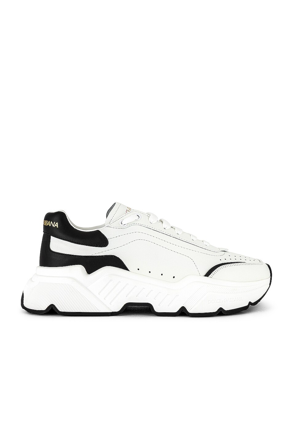 Image 1 of Dolce & Gabbana Daymaster Sneaker in White & Black