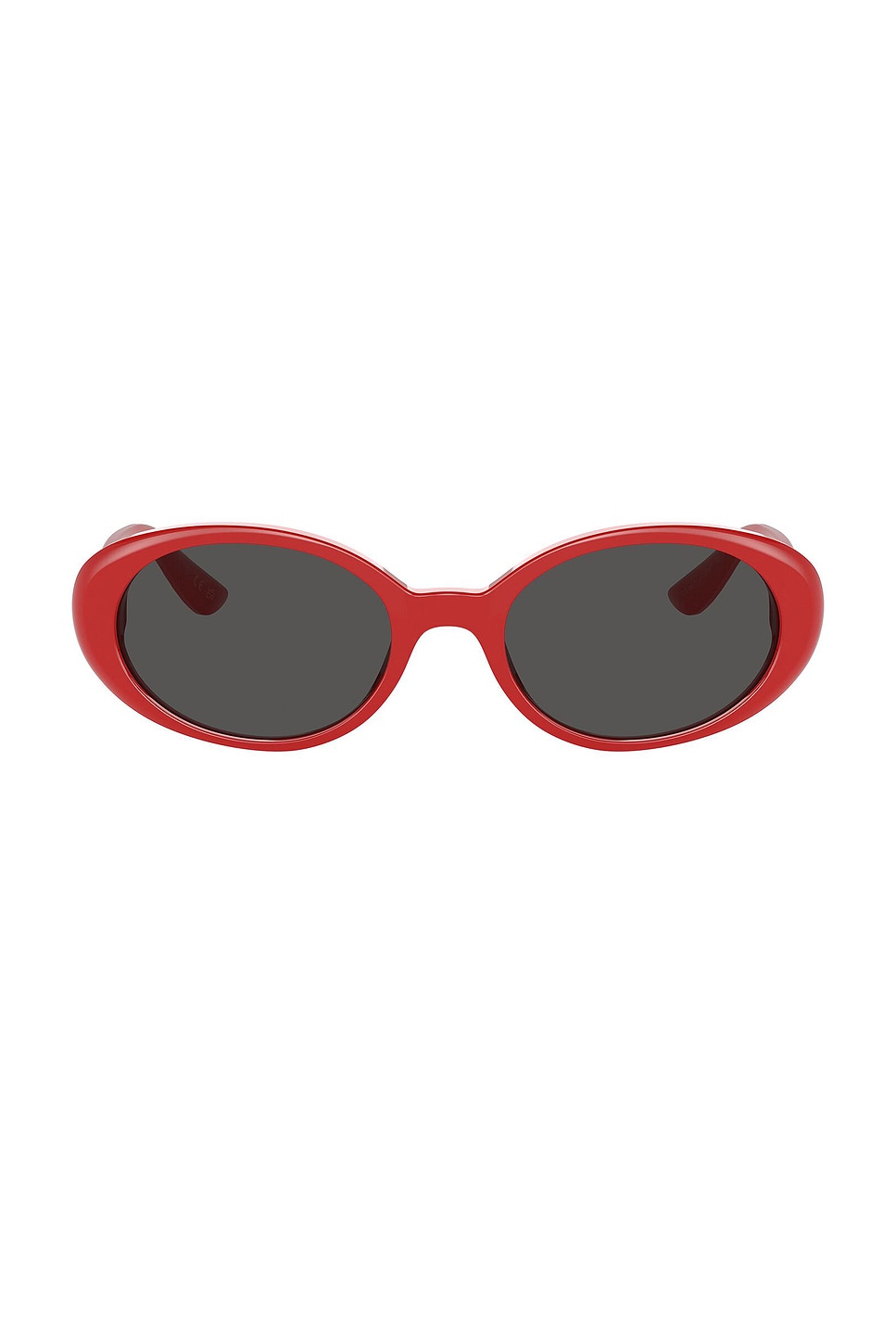 Oval Sunglasses in Red