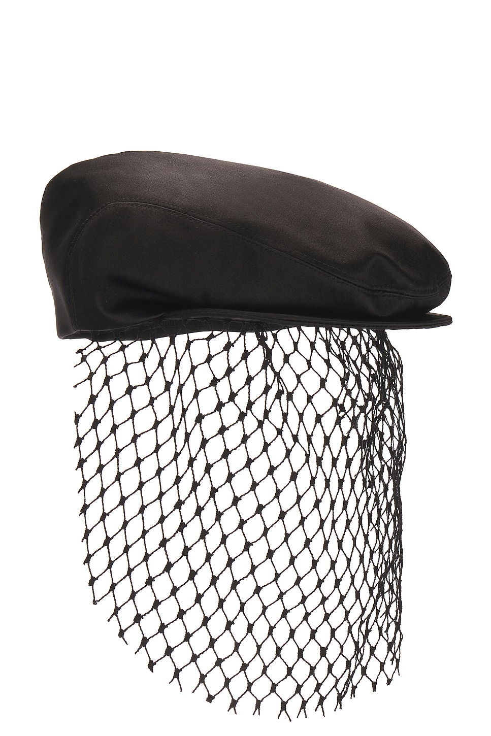 Shop Dolce & Gabbana Hat With Veil In Nero