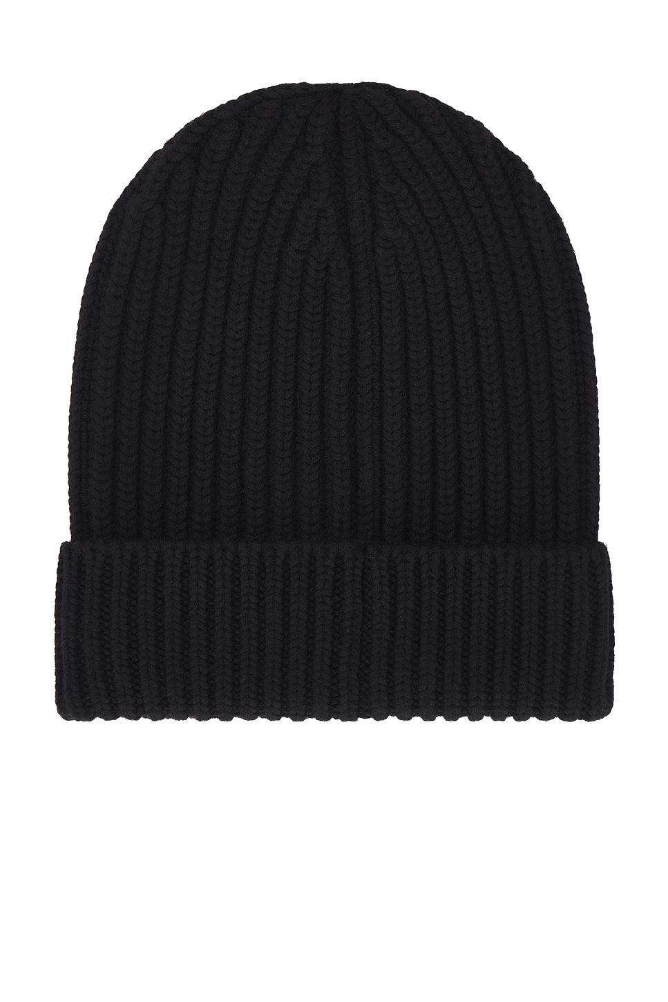 Dolce & Gabbana Ribbed-knit Turn-up Beanie In Black