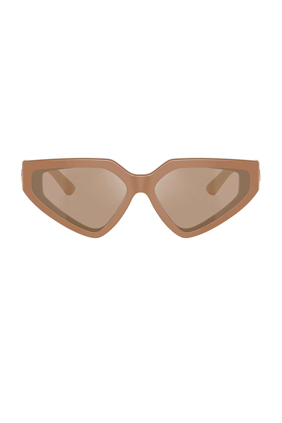 Geometric Sunglasses in Tan