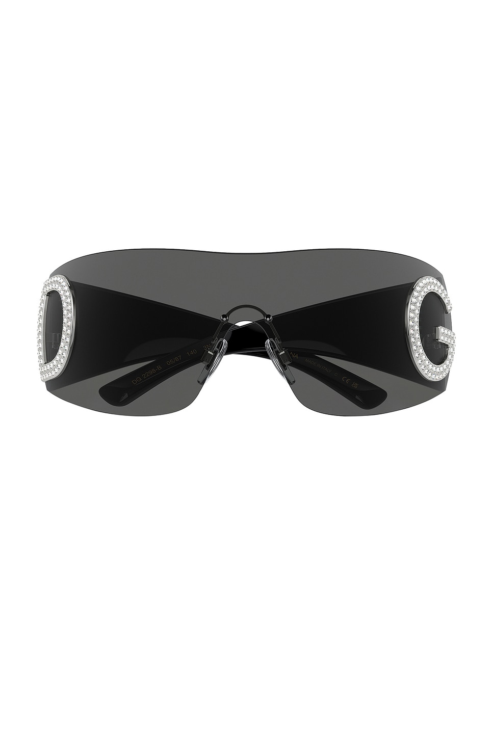 Shield Sunglasses in Black