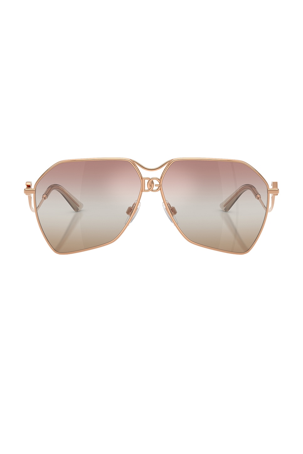 Dolce & Gabbana Geometric Sunglasses In Pink