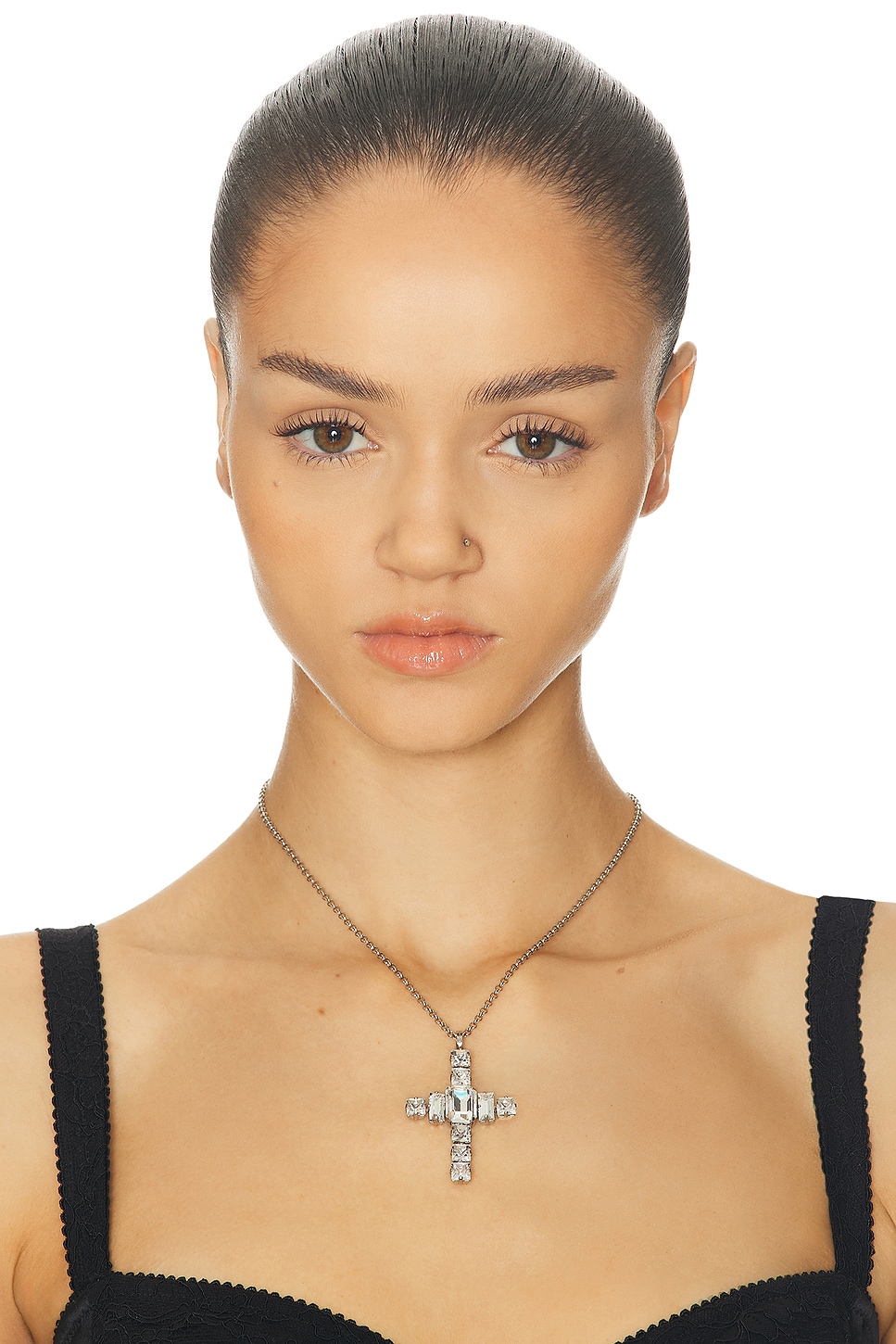 Dolce & Gabbana Cross Necklace In Gold