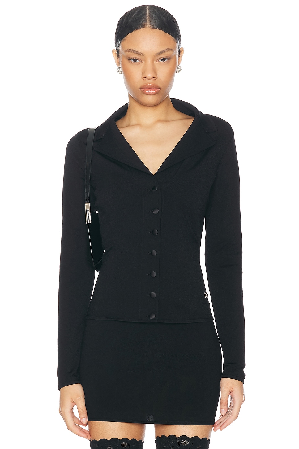 Image 1 of Dolce & Gabbana Stretch Jacket in Black