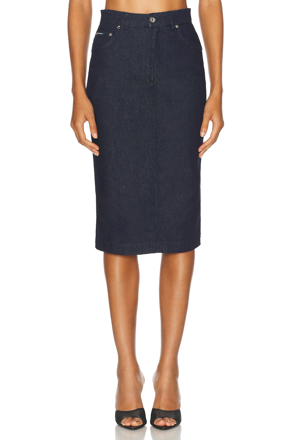 Image 1 of Dolce & Gabbana Denim Skirt in Blue