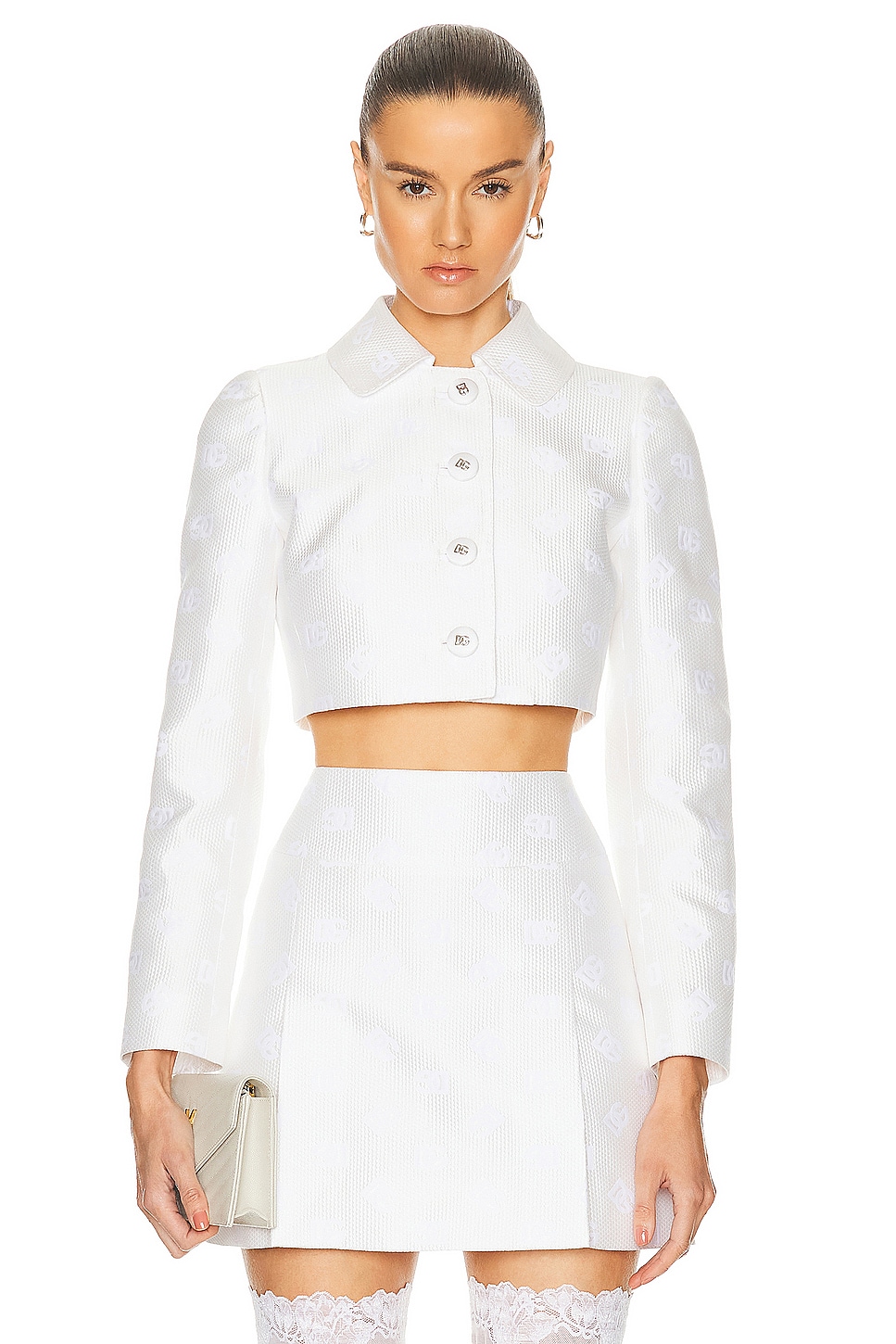 Image 1 of Dolce & Gabbana Button Up Shirt in Bianco