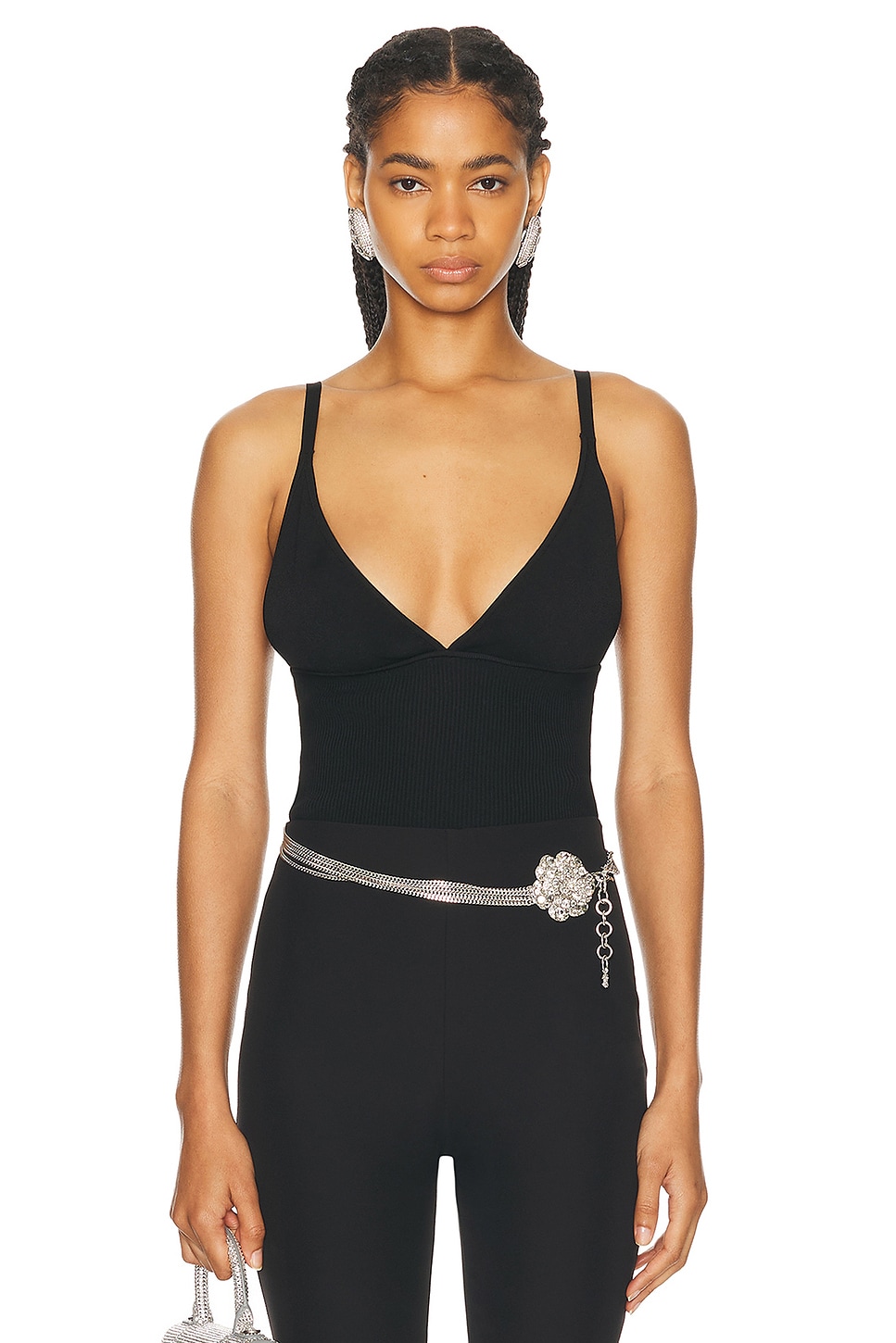 Image 1 of Dolce & Gabbana Knit Tank Top in Nero