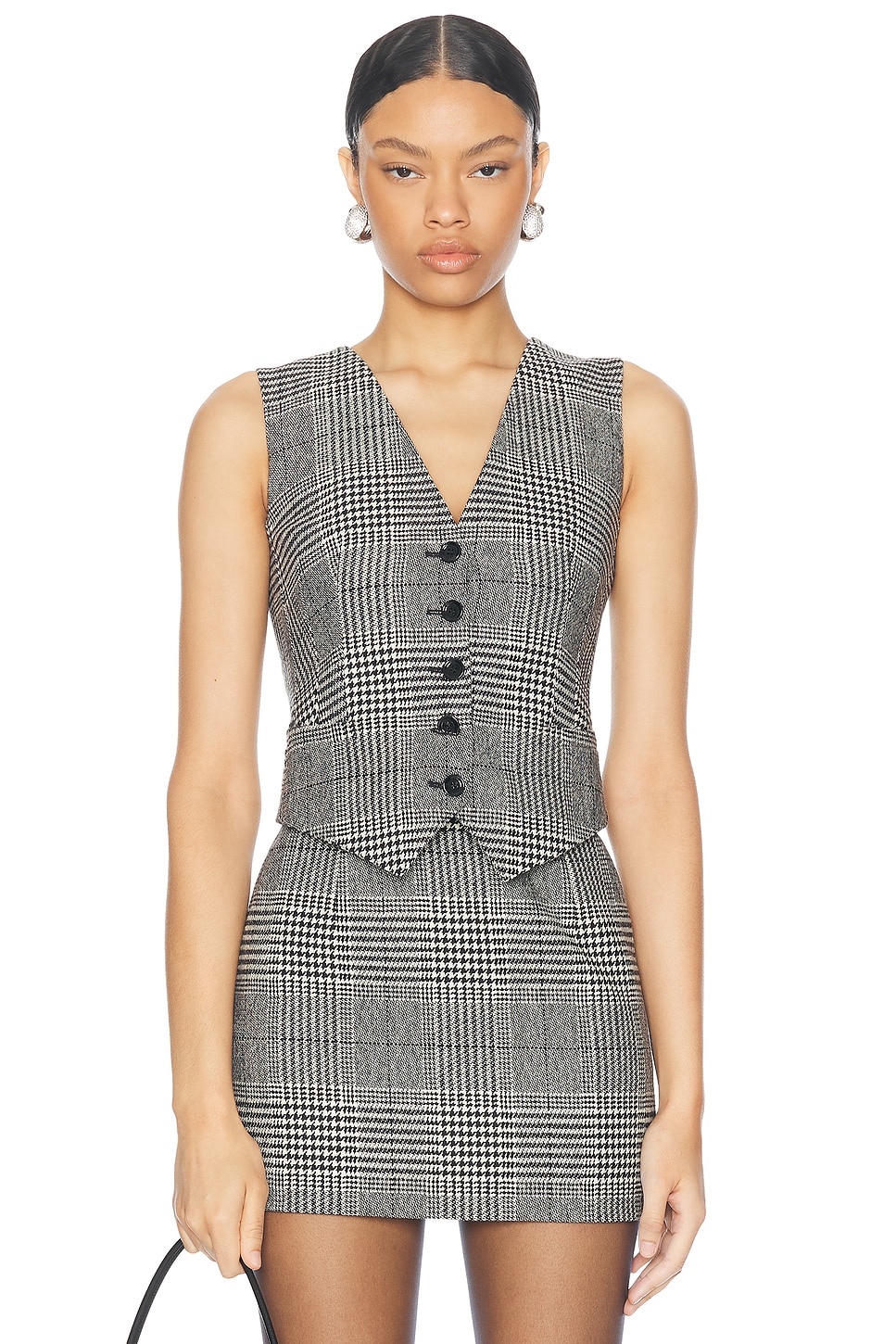 Image 1 of Dolce & Gabbana Vest in Check Tartan