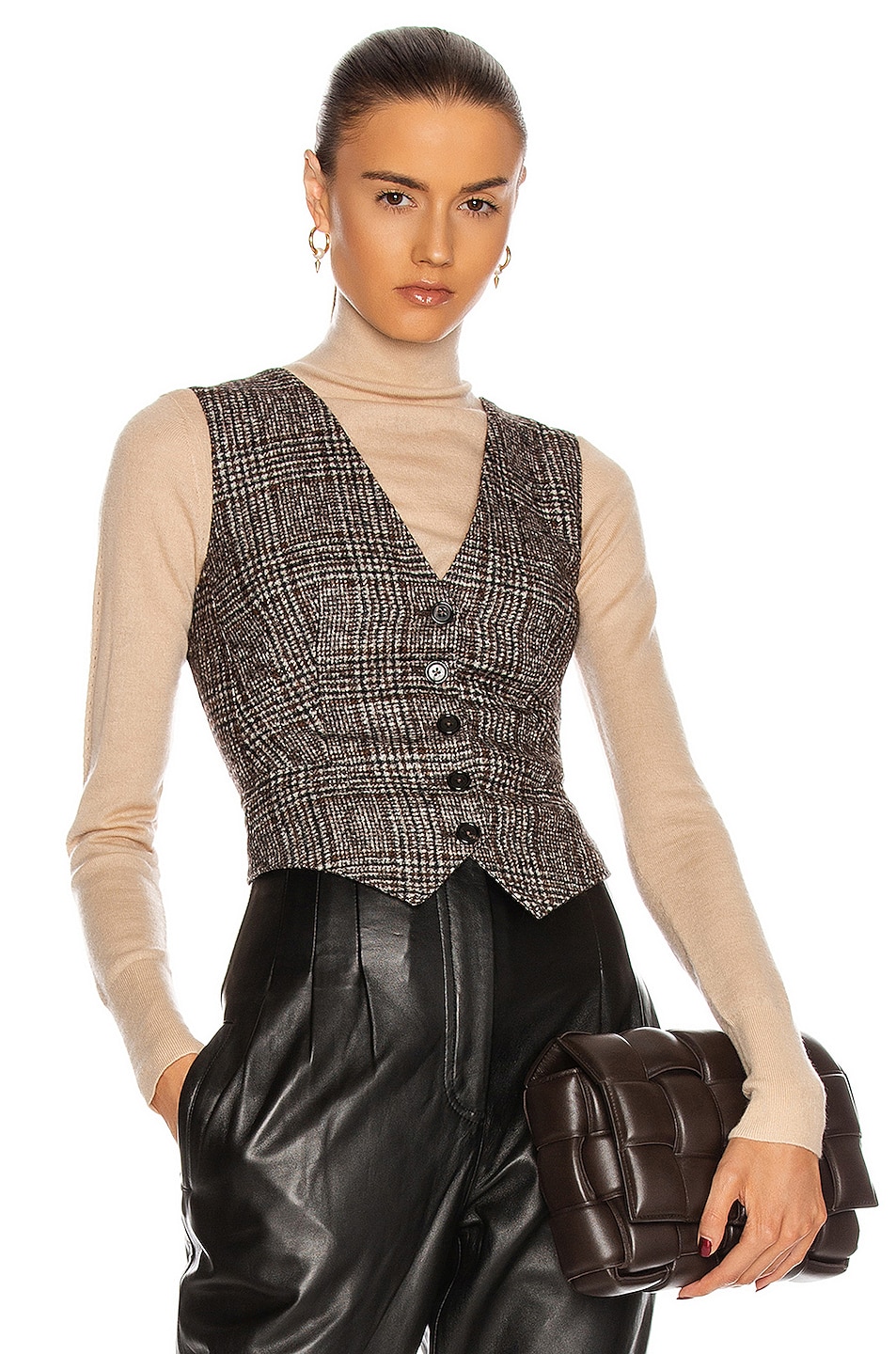 Image 1 of Dolce & Gabbana Check Vest in Grey