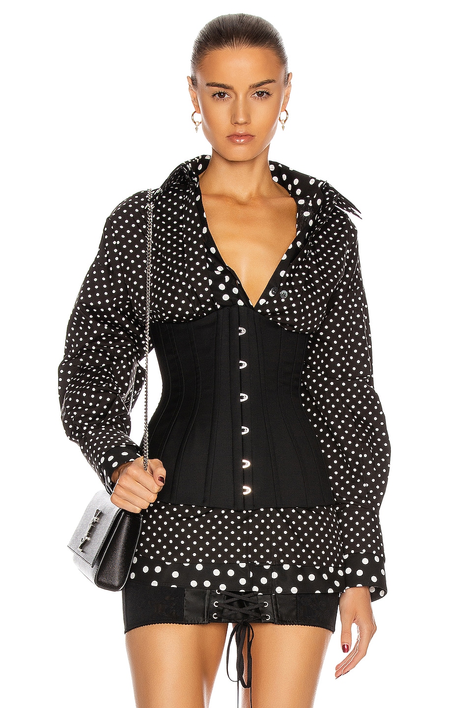 Image 1 of Dolce & Gabbana Corset Top in Black