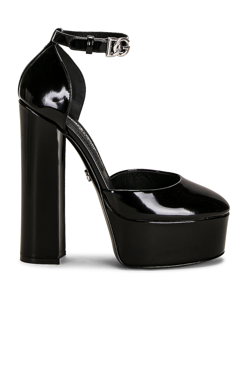 BRUSHED CUT-OUT PUMPS IN RED CALFSKIN