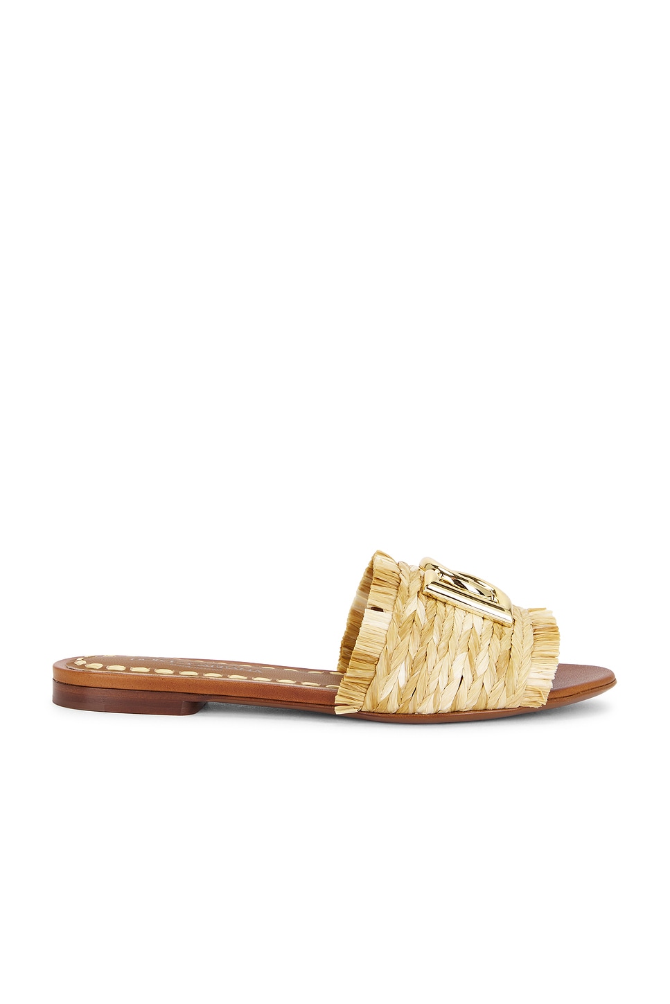 Raffia Slides in Neutral