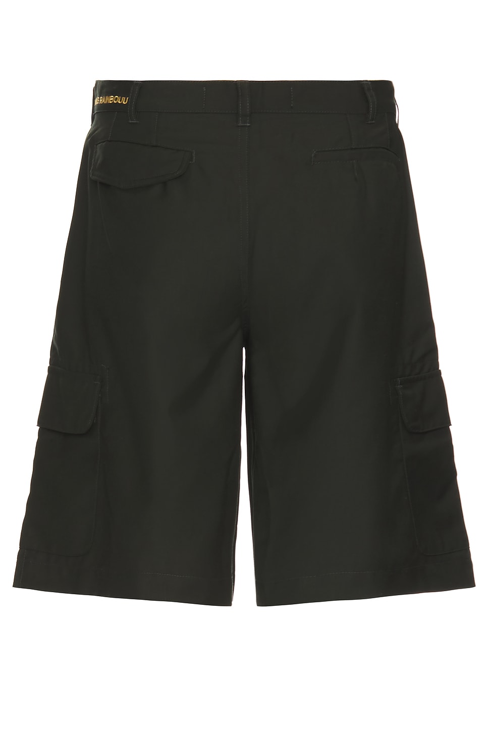 Shop Double Rainbouu Oversize Cargo Short In Olive