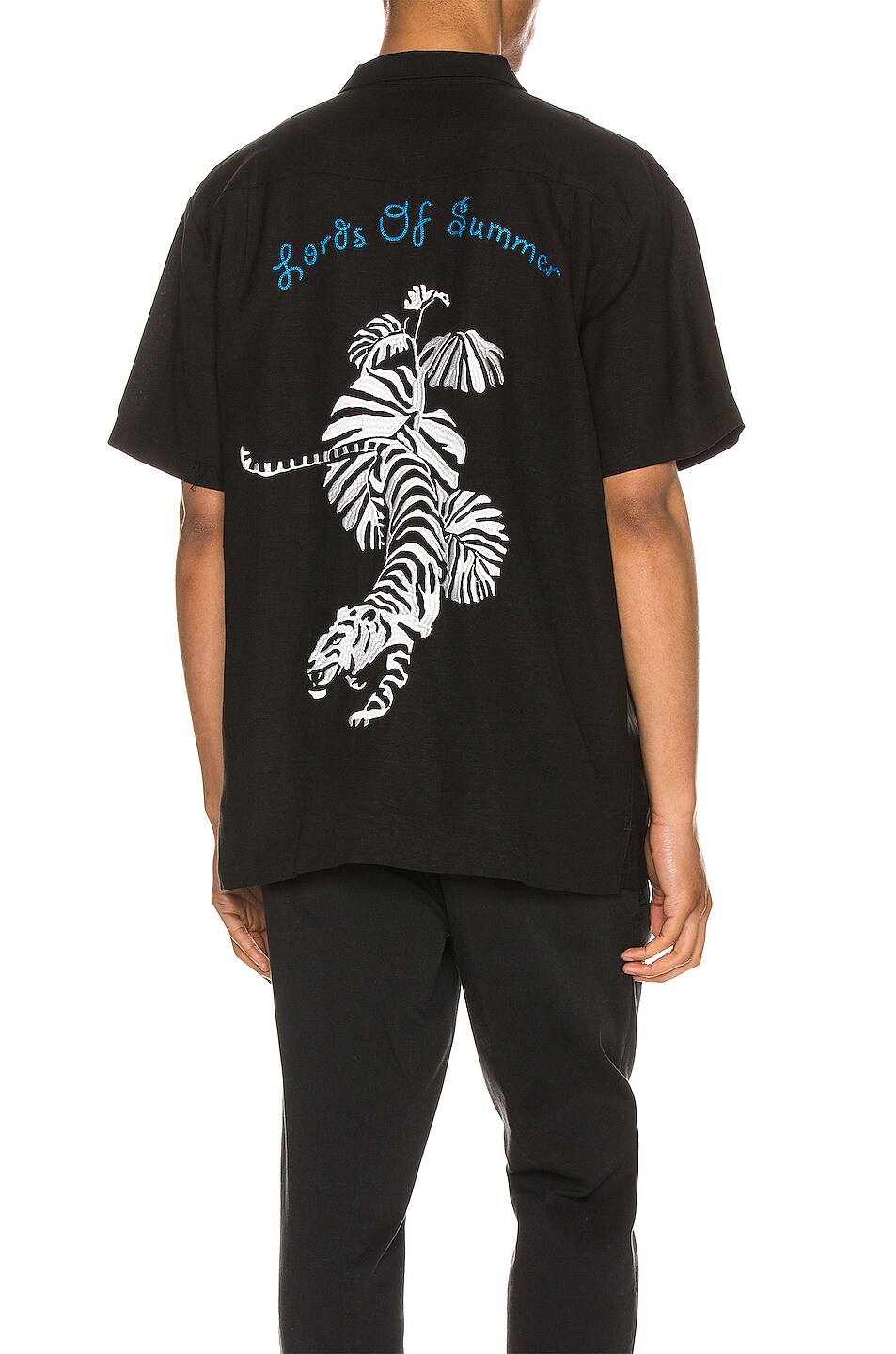Image 1 of DOUBLE RAINBOUU Hawaiian Shirt in Tiger Lord