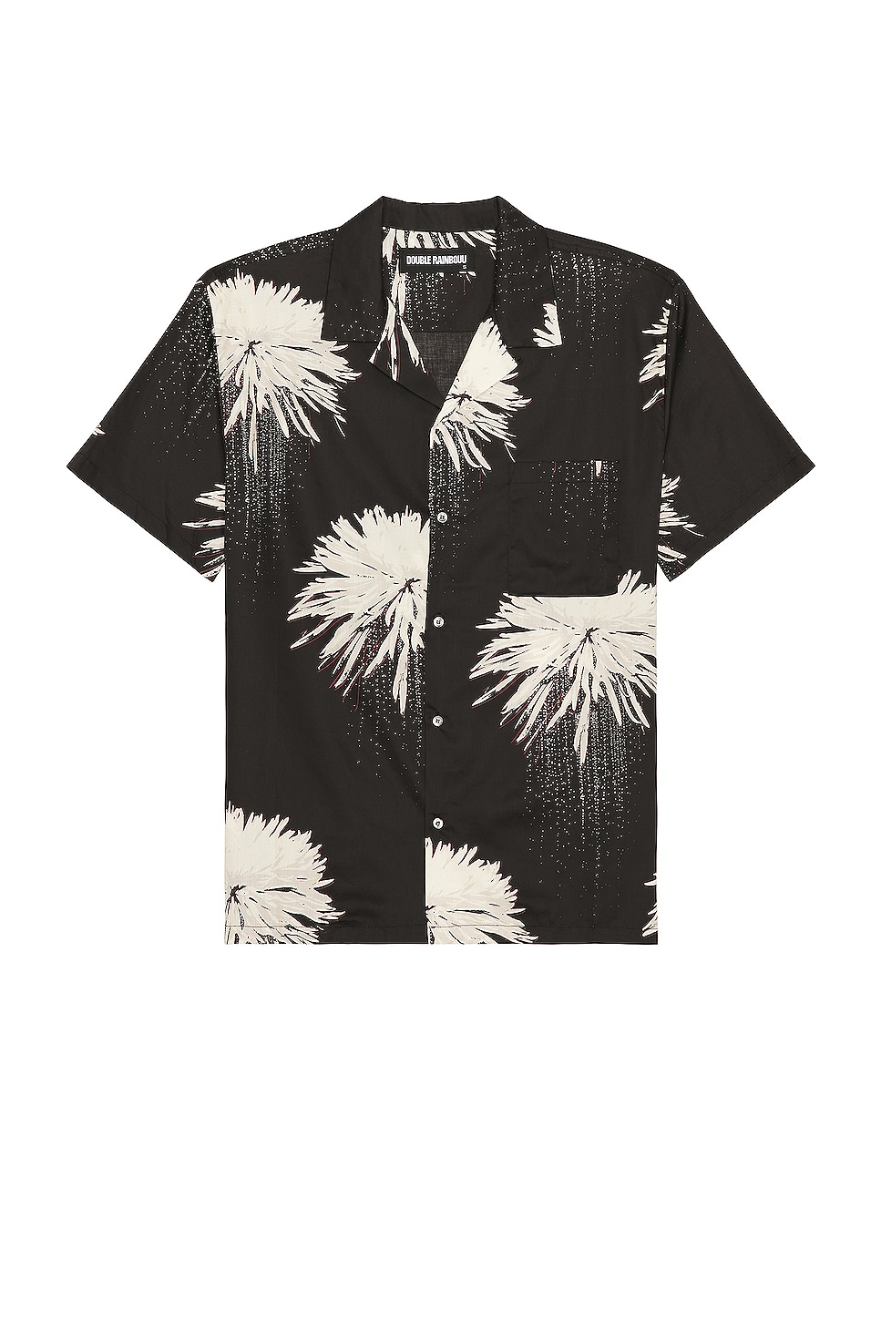 Image 1 of DOUBLE RAINBOUU Short Sleeve Hawaiian Shirt in Space Junk