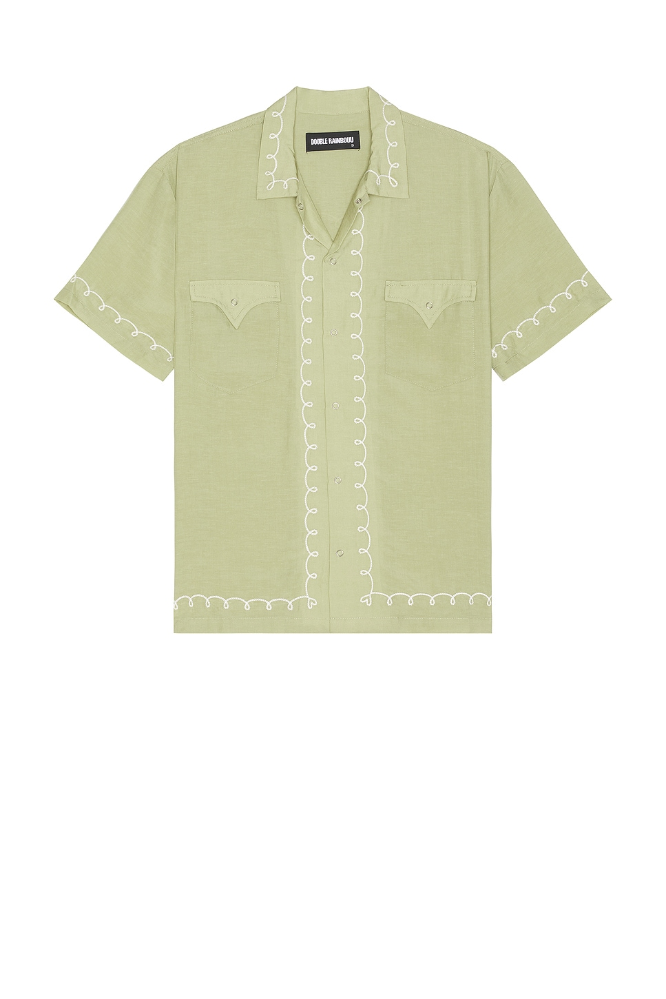 Image 1 of DOUBLE RAINBOUU West Coast Shirt in Khaki