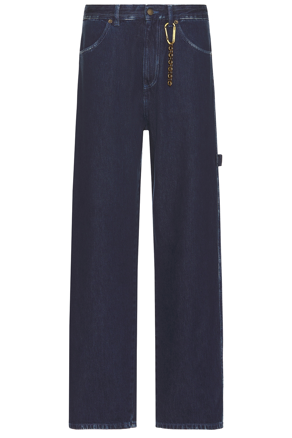 Image 1 of DARKPARK John Relax Fit Worker Denim in Deep Blue