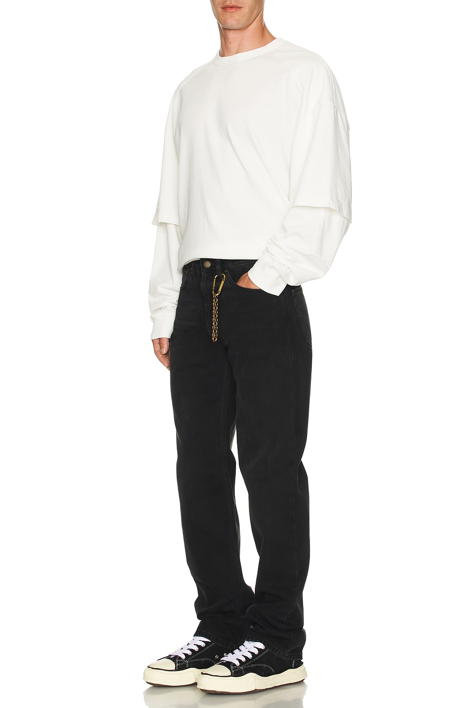 Image 1 of DARKPARK Larry Slim Fit Denim Jeans in Black