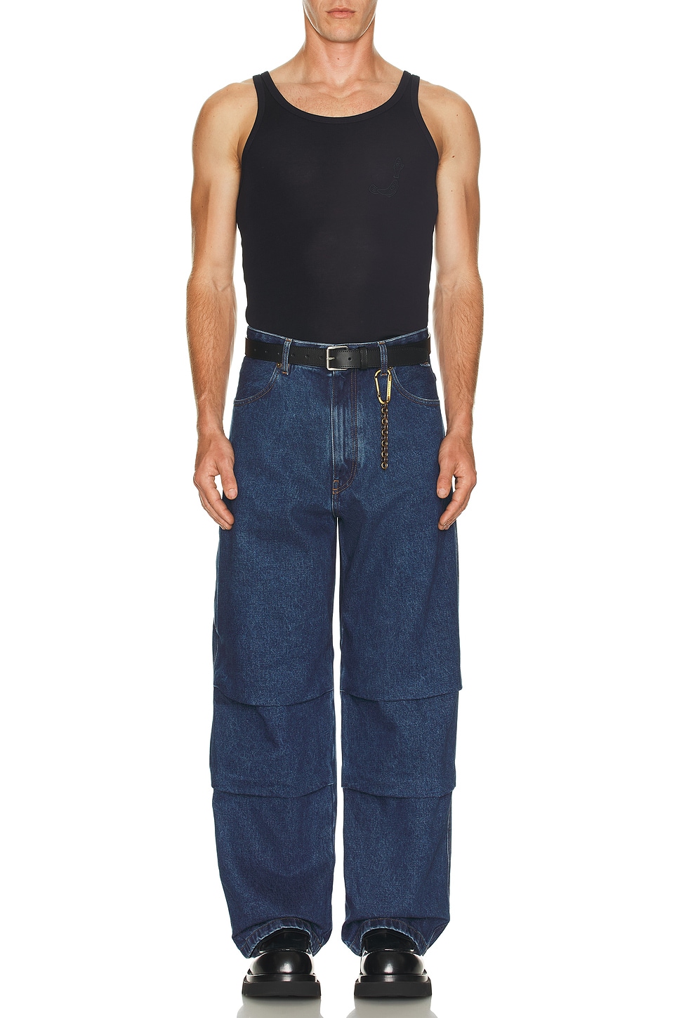 Image 1 of DARKPARK Josh Relax Fit Denim Jeans in Medium Wash
