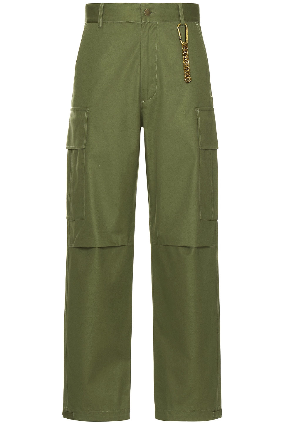 Image 1 of DARKPARK Saint Heavy Twill Cargo Pants in Military Green