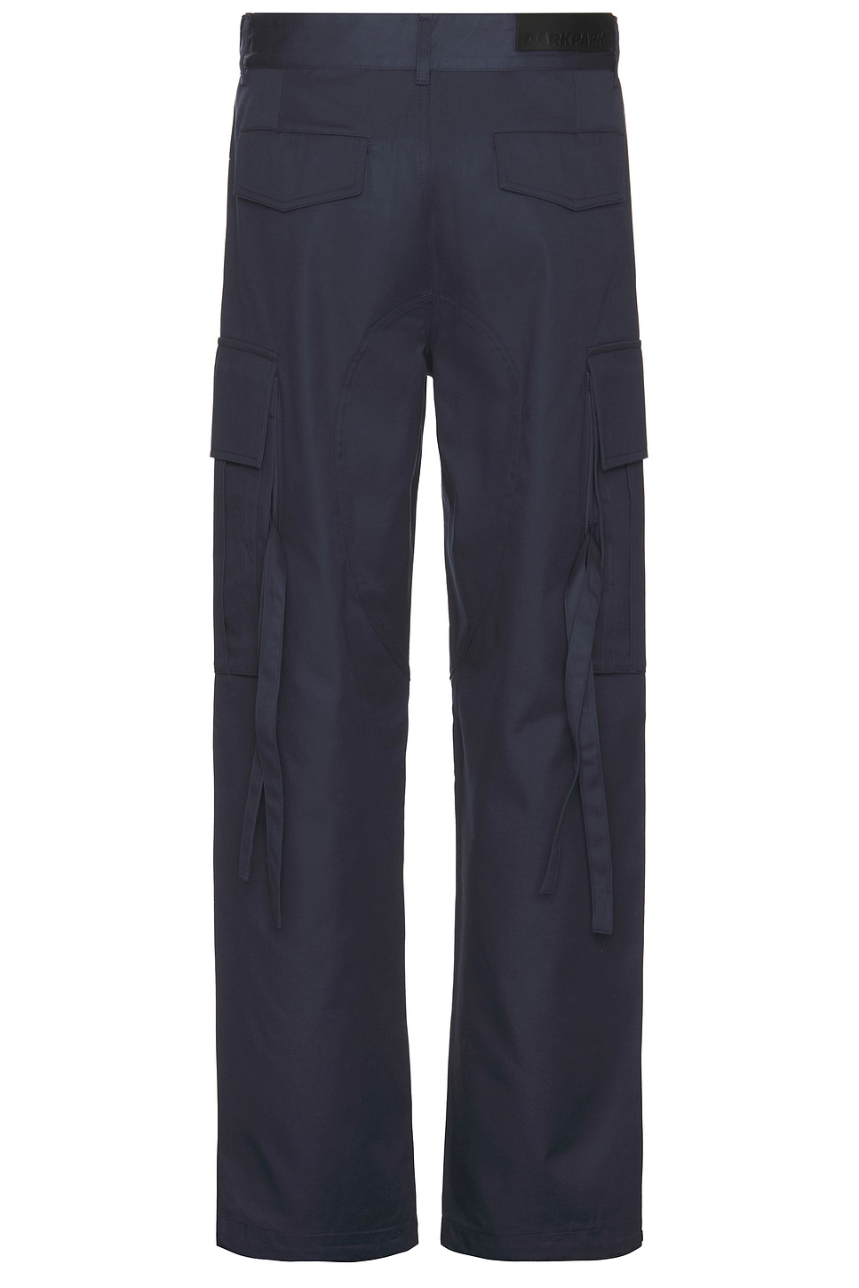 Shop Darkpark Saint Heavy Twill Cargo Pants In Blue Navy