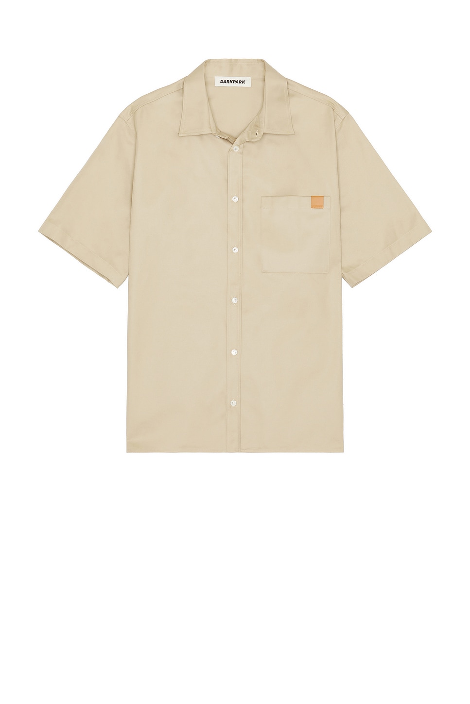 Vale Short Sleeve Shirt in Beige