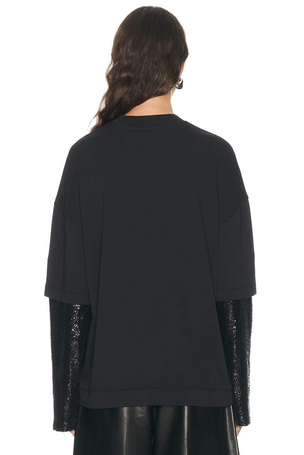 DARKPARK Troy Double Sleeve Paillettes Tee