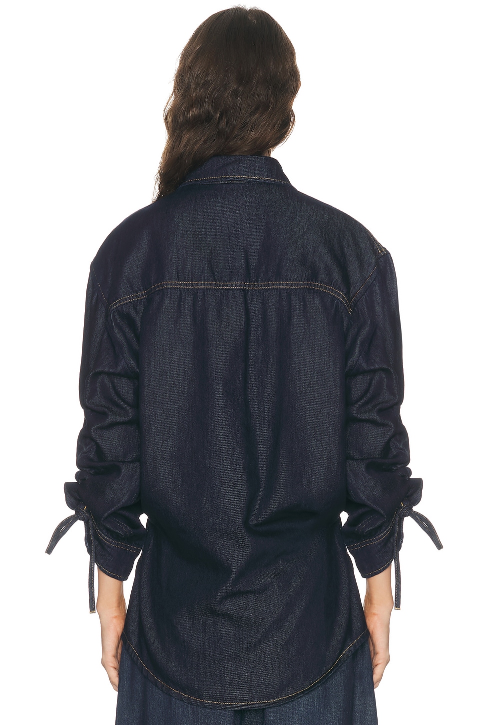 DARKPARK Anne Rouche Tencel Denim Tailored Shirt