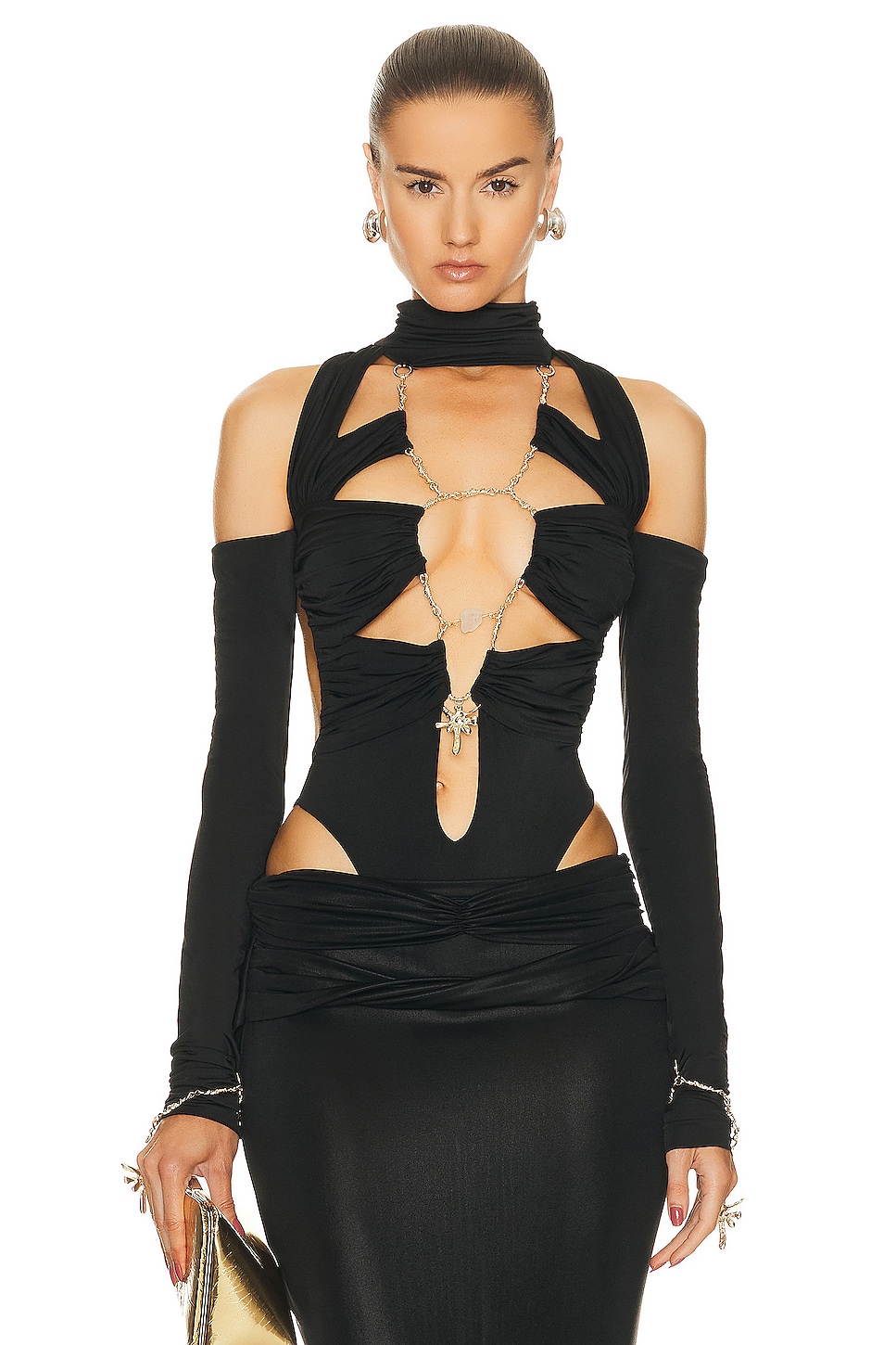 Image 1 of Di Petsa Temptress Bodysuit in Black